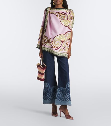 Jeans flared cropped estampados - La DoubleJ - Modalova
