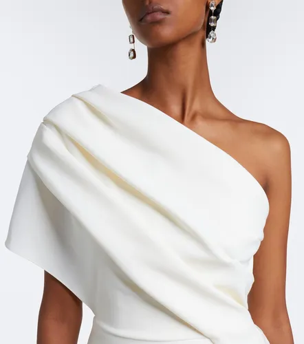 Safiyaa Elyna asymmetric crepe gown - Safiyaa - Modalova