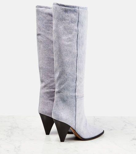 Ririo denim knee-high boots - Isabel Marant - Modalova