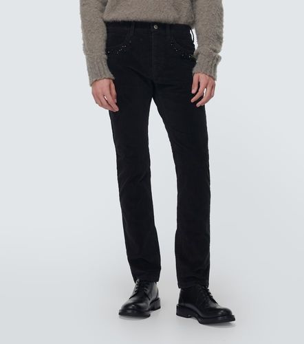 Pantalones slim de pana de algodón - Undercover - Modalova