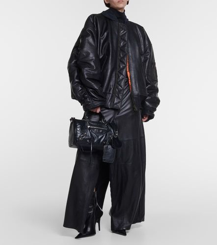 Balenciaga Bomber oversize in pelle - Balenciaga - Modalova