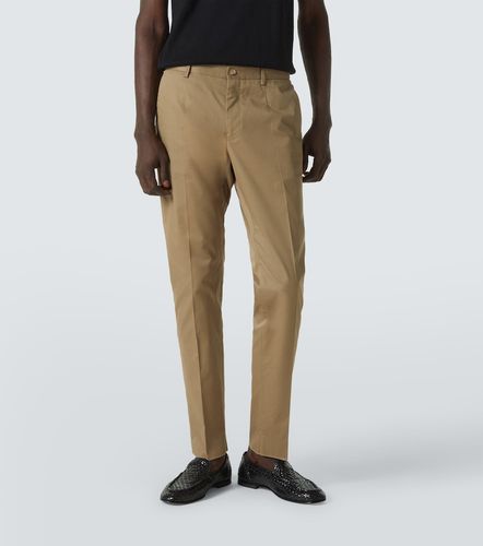 High-Rise Chinos aus Baumwollgemisch - Dolce&Gabbana - Modalova