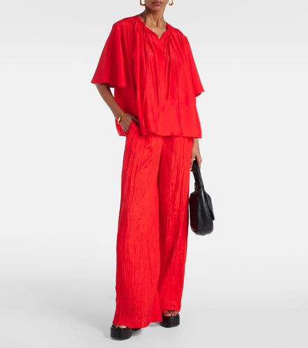Pantaloni palazzo Thoresby in seta plissé - Joseph - Modalova
