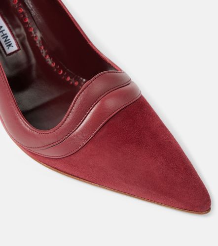 Pumps Ajarafa 70 in suede e pelle - Manolo Blahnik - Modalova