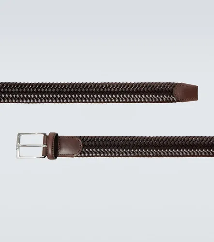 Rubinacci Woven leather belt - Rubinacci - Modalova