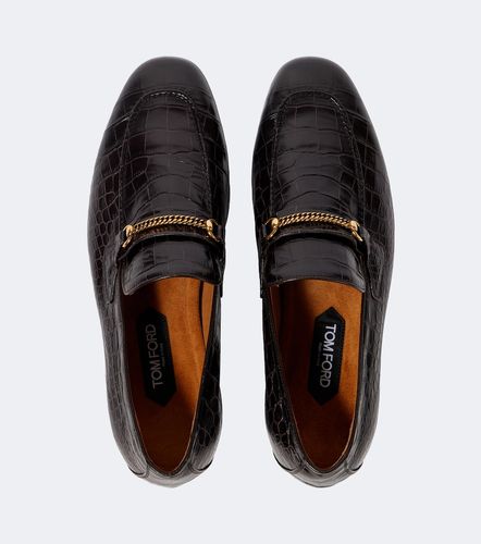 Gigi croc-effect leather loafers - Tom Ford - Modalova