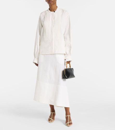 Jil Sander Camisa de lino plisada - Jil Sander - Modalova