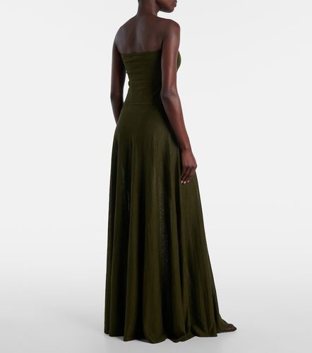 Alaïa Bustier-Kleid aus einem Leinengemisch - Alaia - Modalova