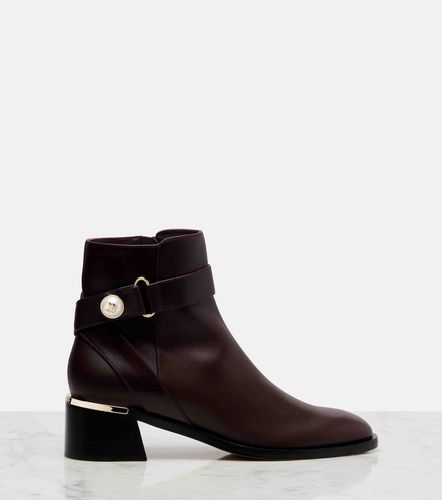 Noor 45 embellished leather ankle boots - Jimmy Choo - Modalova