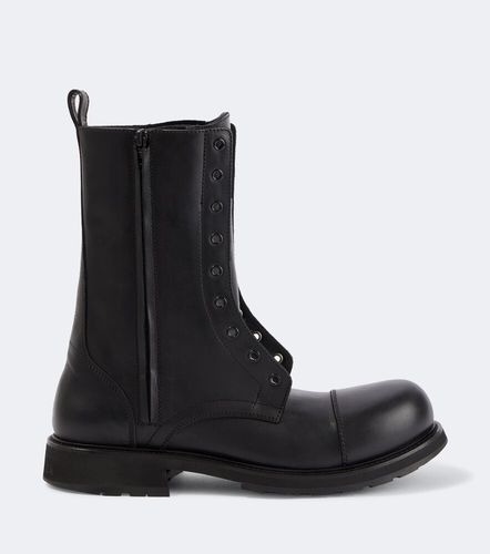 Truck leather combat boots - Balenciaga - Modalova