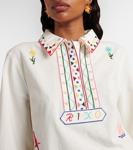 Polo Ludmilla de algodón bordado - Rixo - Modalova