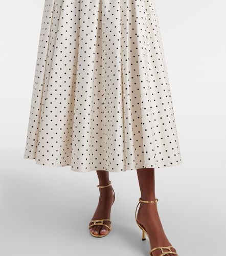 Polka-dot boucle midi dress - Self-Portrait - Modalova