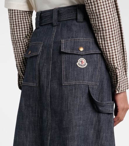Moncler Midirock aus Denim - Moncler - Modalova