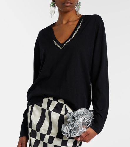 Verzierter Pullover aus Wolle - Dries Van Noten - Modalova