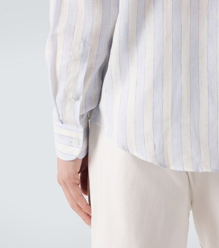 Dunhill Camisa de lino a rayas - Dunhill - Modalova