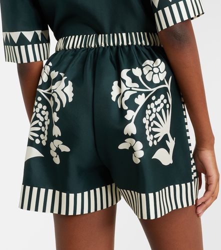 Shorts Arjun de sarga de seda estampados - Eres - Modalova