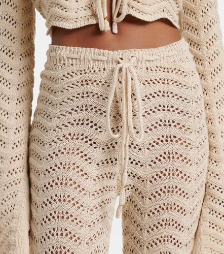 Kim cotton-blend flared pants - Bananhot - Modalova
