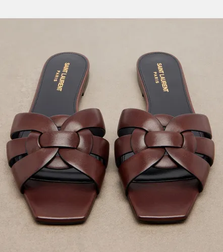 Tribute leather sandals - Saint Laurent - Modalova