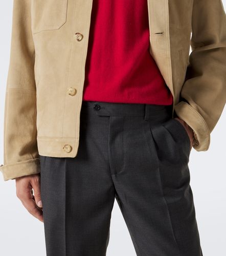 Virgin wool straight pants - Rubinacci - Modalova