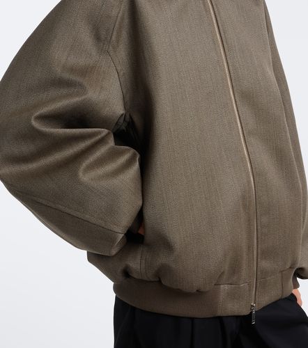 Elinor oversized wool bomber jacket - The Frankie Shop - Modalova