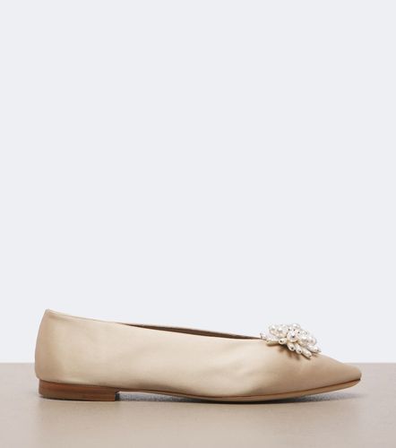 Bailarinas Ines de satén adornadas - Jimmy Choo - Modalova