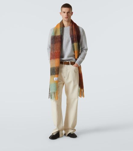 Bufanda Vally de mezcla de alpaca a cuadros - Acne Studios - Modalova