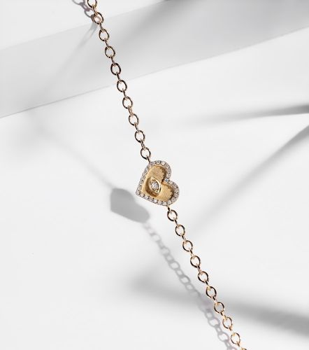 Pulsera de oro de 14 ct con diamantes - Sydney Evan - Modalova