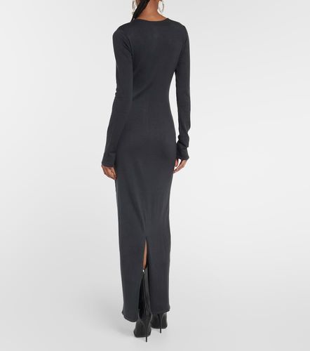 Abito lungo in seta con cut-out - Magda Butrym - Modalova