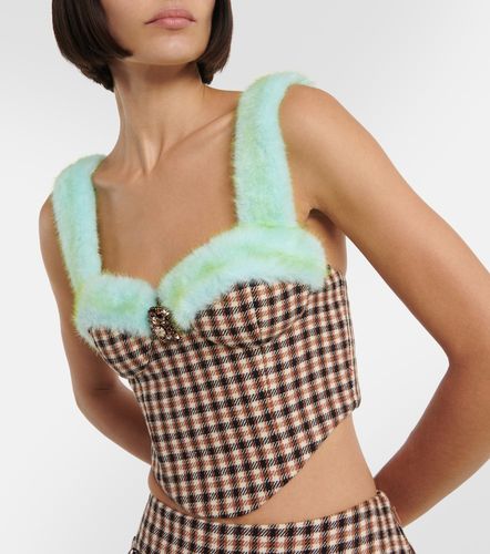 Area Bustier in lana e cotone - Area - Modalova