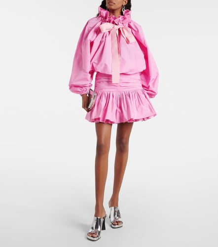 Ruffled high-rise faille miniskirt - Patou - Modalova