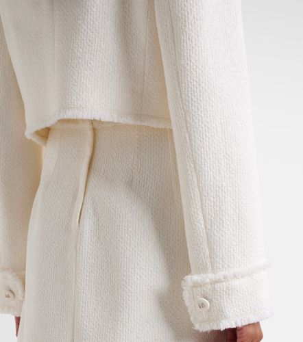 Cropped wool-blend tweed jacket - Dolce&Gabbana - Modalova