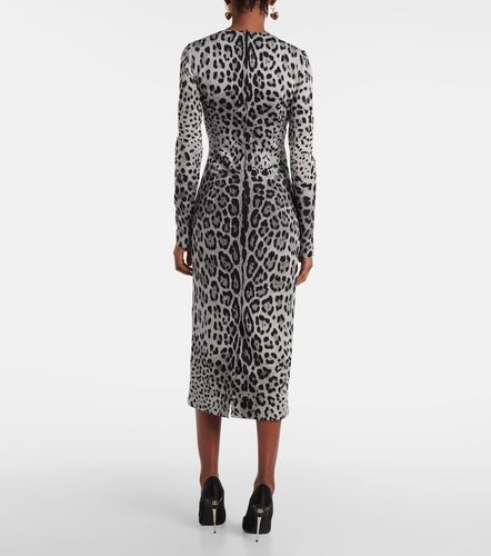 Midikleid aus einem Seidengemisch - Dolce&Gabbana - Modalova