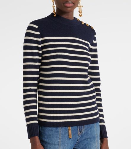 Chloé Pullover in lana e cashmere a righe - Chloe - Modalova