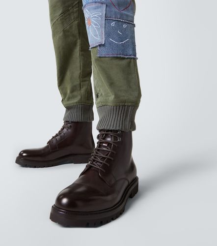 Patchwork cotton sweatpants - Greg Lauren - Modalova