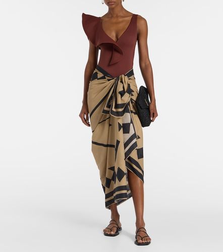 Pareo de algodón estampado - Johanna Ortiz - Modalova