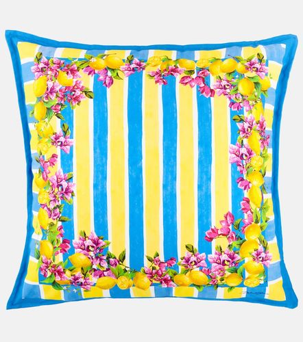 Cojín Taormina de algodón a rayas - Dolce&Gabbana Casa - Modalova