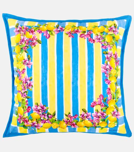 Cuscino Taormina in cotone a righe - Dolce&Gabbana Casa - Modalova