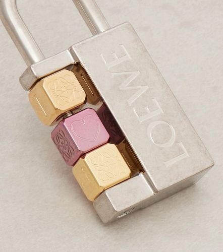 Ciondolo da borsa Padlock in ottone - Loewe - Modalova