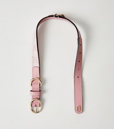 Collare per cani con finiture in pelle GG - Gucci - Modalova