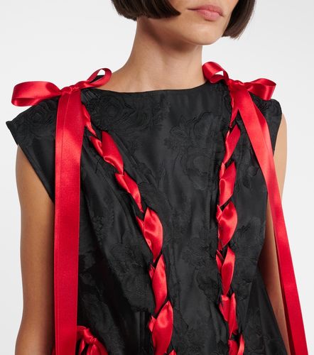 Abito midi in broccato con raso - Simone Rocha - Modalova