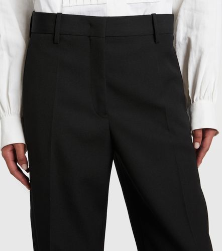 Low-rise wool straight pants - Jil Sander - Modalova