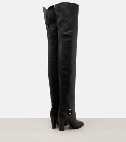 Botas mosqueteras Julia 85 de piel - Saint Laurent - Modalova