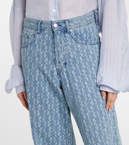 Jeans anchos estampados - Dries Van Noten - Modalova