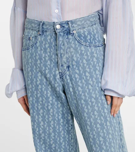 Jeans anchos estampados - Dries Van Noten - Modalova