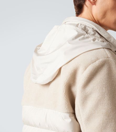 Mistral fleece-paneled down jacket - Moncler - Modalova