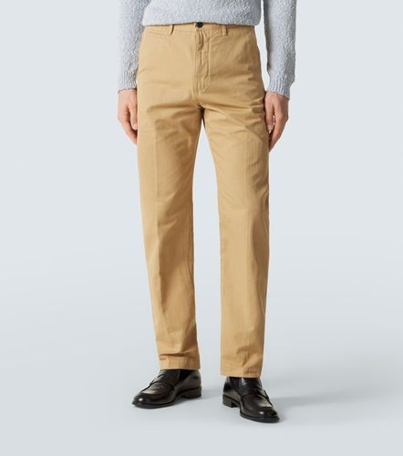 Pantalones slim de algodón y lino - Incotex - Modalova