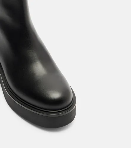 Hiro leather platform ankle boots - Gianvito Rossi - Modalova