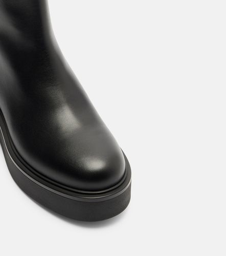 Hiro leather platform ankle boots - Gianvito Rossi - Modalova