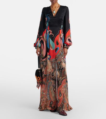 Robe aus Seide mit Paisley-Muster - Etro - Modalova