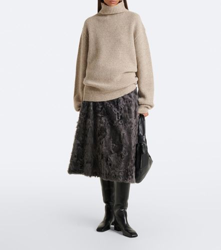 Pullover in alpaca e lana a collo alto - Lemaire - Modalova